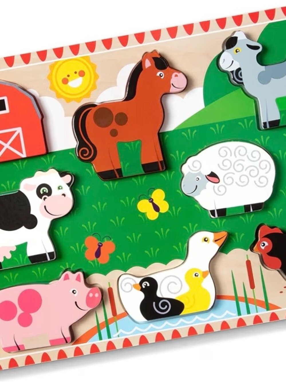 Farm Animals Wooden Puzzle